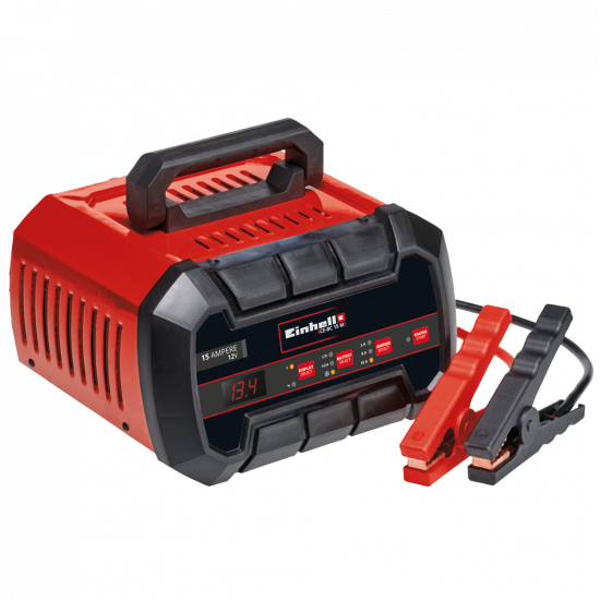 Einhell CE-BC 15 M - Caricabatterie auto - 12V - batterie auto e moto - acciaio/plastica