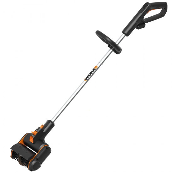 Worx WG441E.9 - Pulitore per esterni a batteria - 2 spazzole incluse - SENZA BATTERIE E CARICABATTERIE