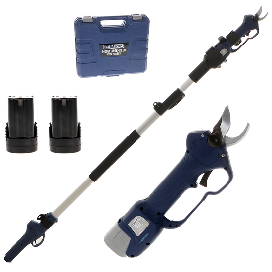 BullMach ARTEMIS 28 - Forbice elettrica da potatura su asta - 16.8V 2Ah - 150/210 cm