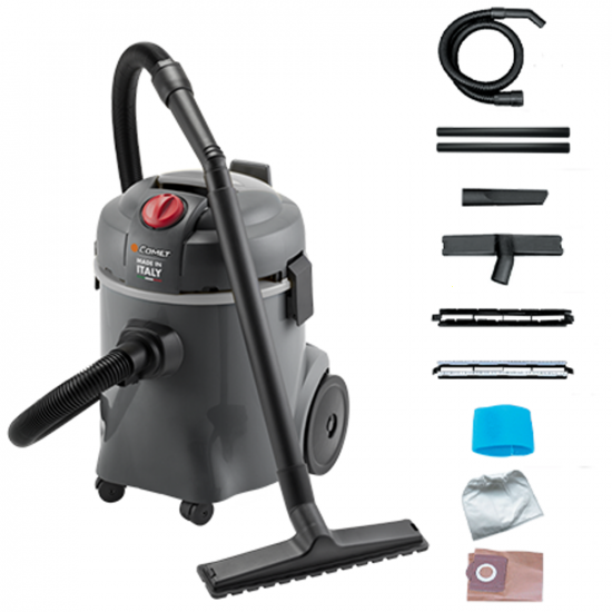 Comet 120 P Eco - Bidone aspiratutto - 20 lt - Polvere e liquidi - Serie Professionale