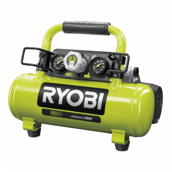 Ryobi R18AC-0 - Compressore portatile a batteria - 18V - SENZA BATTERIE E CARICABATTERIE