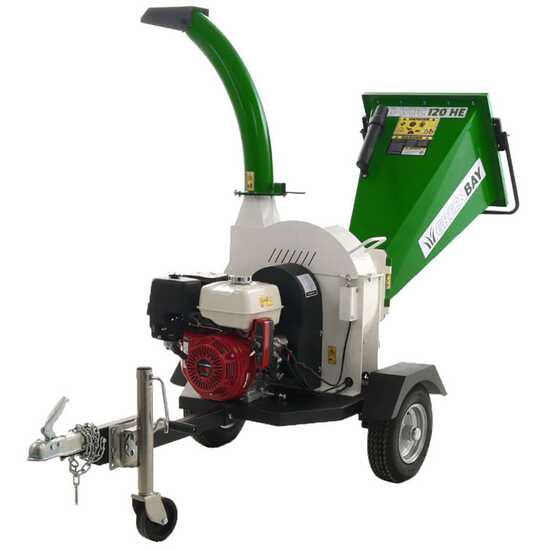 OUTLET - UTILIZZATO PER PROVA - Biocippatore a scoppio professionale GreenBay GB-WDC 120 HE motore Honda GX390 da 13 HP