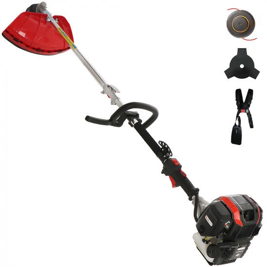GeoTech-Pro GT-4PRO 43L - Decespugliatore a benzina 4 tempi