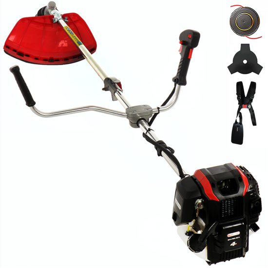 GeoTech-Pro GT-4PRO 43H - Decespugliatore a benzina 4 tempi