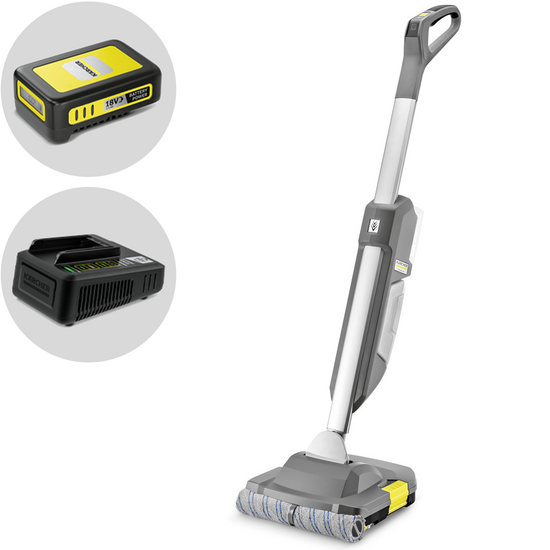Karcher BR 30/1 C Bp Pack 18/25 - Lavapavimenti a batteria 3 in 1: lava, asciuga, aspira