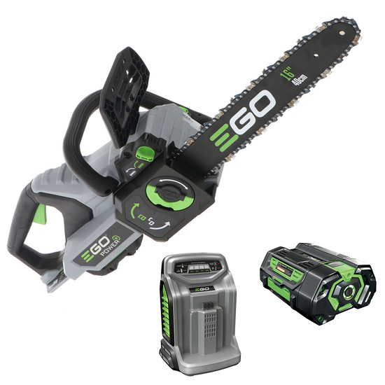 EGO CS1610E - Motosega a batteria 56V 5Ah - Lama da 40cm
