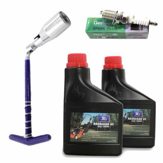 Set ricambi ed accessori manutenzione per motori a benzina fino a 8 Hp