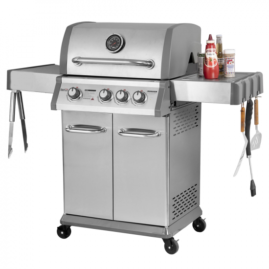 Barbecue a gas MasterCook Master 4 fuochi in Offerta Agrieuro
