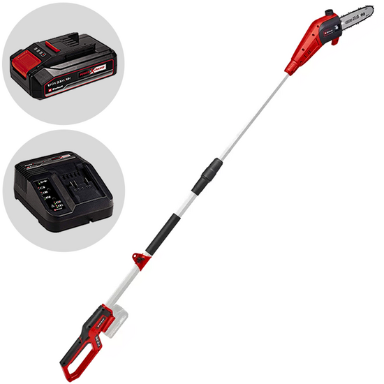 Einhell GC-LC 18/20 Li T - Potatore a batteria su asta di prolunga - 18V 2.5Ah