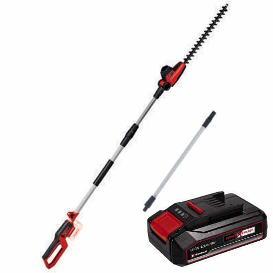 Einhell GC-HH 18/45 Li T - Tagliasiepi su asta di prolunga a batteria 18V/2.5Ah