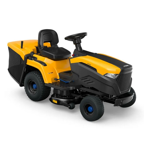 Stiga Estate 584e - Trattorino tagliaerba a batteria - Cesto di raccolta - Potenza 48V/40Ah