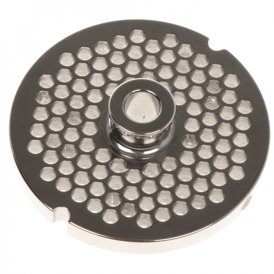Trafila per tritacarne N.8 - fori da 6 mm - diametro trafila 61 mm