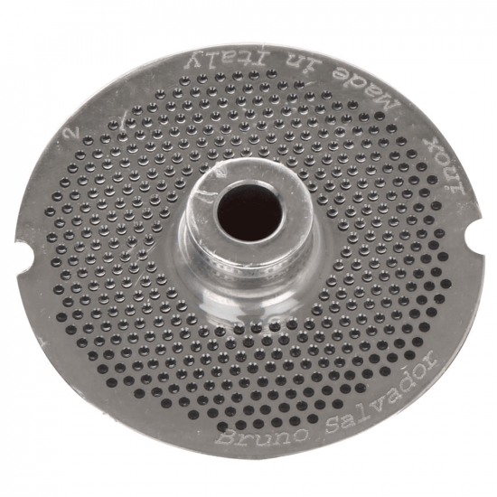 Trafila per tritacarne N.12 - fori da 2 mm - diametro trafila 69 mm