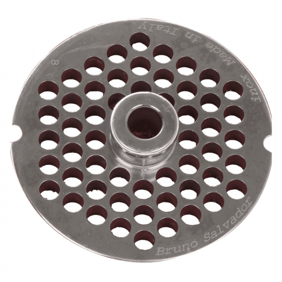 Trafila per tritacarne N.12 - fori da 8 mm - diametro trafila 69 mm