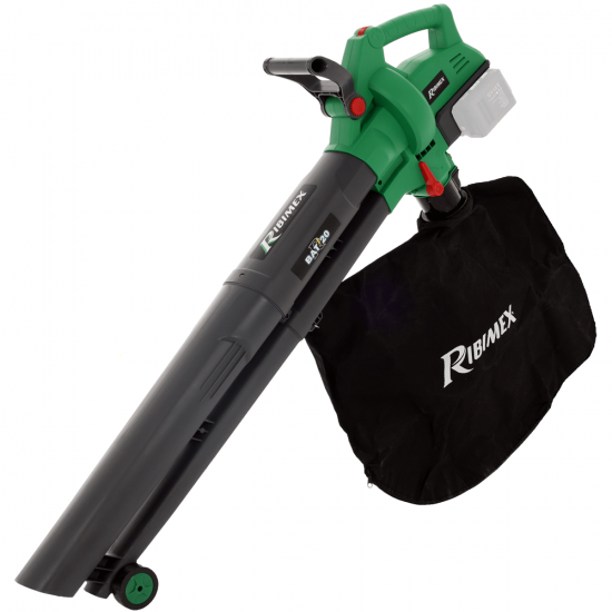 Ribimex PRBAT20-ASBSB - Soffiatore aspiratore a batteria - SENZA BATTERIE E SENZA CARICABATTERIE