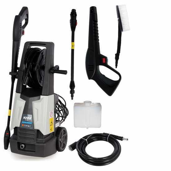 Comet KRM 1100 Extra - Idropulitrice ad acqua fredda - con avvolgitubo - 360 lt/h -125 bar