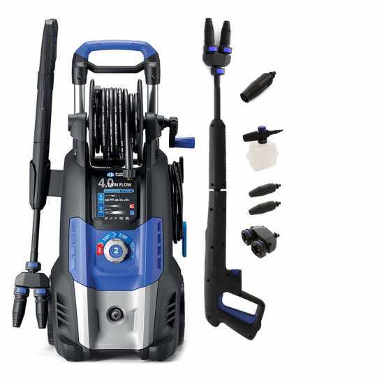 Annovi &amp; Reverberi Blue Clean 4.0 Twin Flow - Idropulitrice semiprofessionale - 150 bar max - portata 810 lt/h