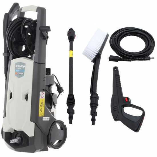 Comet KLS 1400 Extra - Idropulitrice a freddo semiprofessionale - Con avvolgitubo - 140 bar - 400 l/h