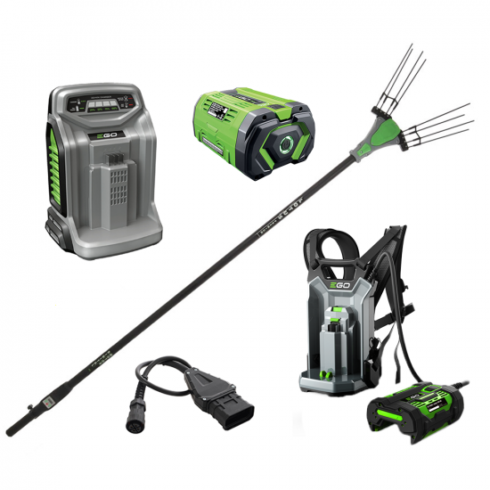 EGO Lotus - Abbacchiatore 56V - Batteria da 10Ah - Asta Fissa