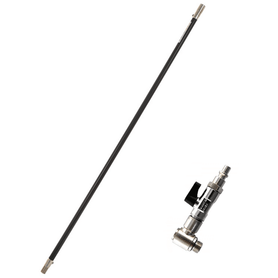 Asta di prolunga pneumatica Agrieuro 250 cm per compressore - Asta fissa 250 cm
