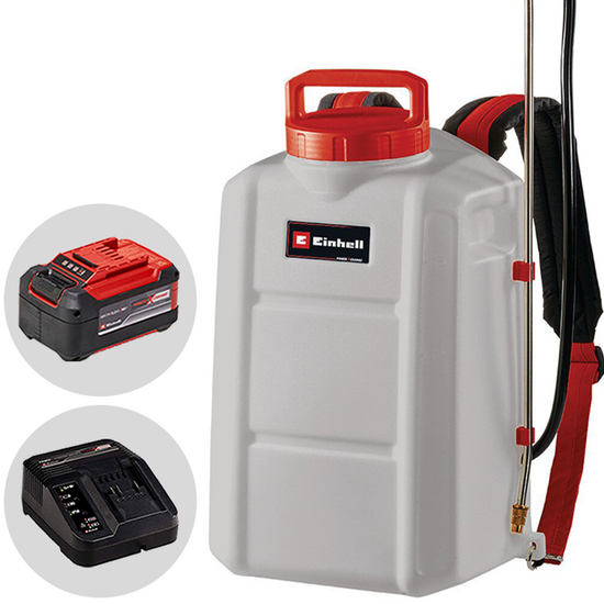 Einhell GE-WS 18/150 Li - Pompa irroratrice a zaino a batteria - 18V 5.2Ah