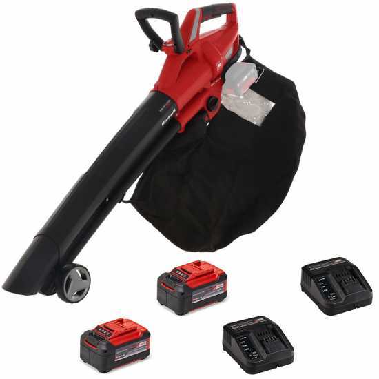 Einhell GE-CL Li E - Soffiatore - Aspiratore per foglie  - 2x 18V 5.2Ah