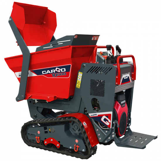 Motocarriola cingolata CARGO J 10000 HED 4.0 con joystick - Honda GXe630 - Con pala