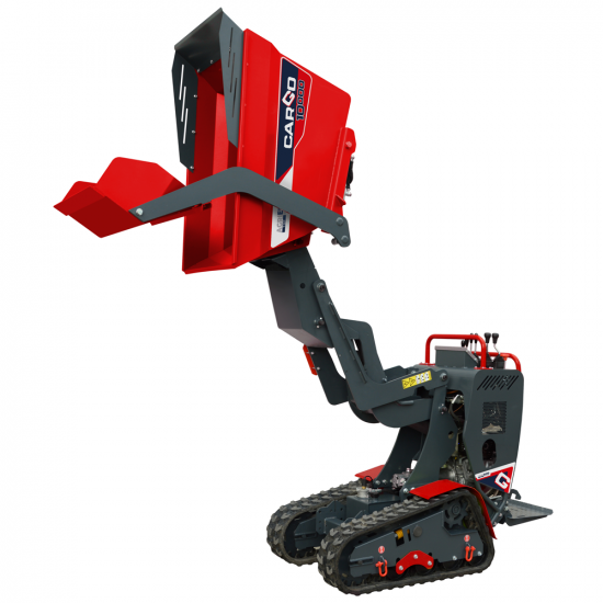 Motocarriola cingolata CARGO J 10000 HEDH 4.0 con joystick - Honda GXe630 - Con pala