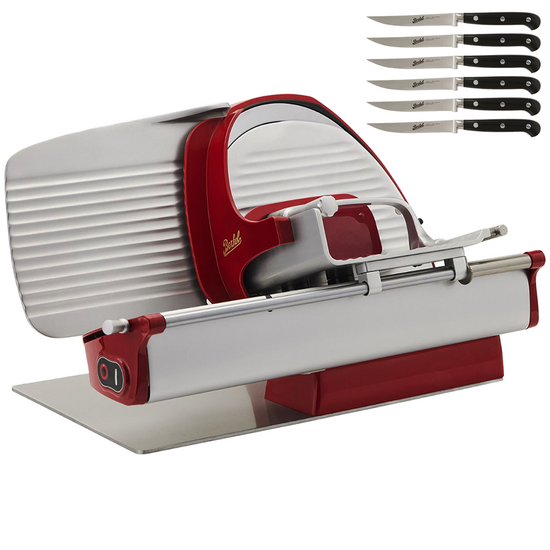 PROMO Berkel Home Line Plus 250 Rossa - Affettatrice con lama 250 mm