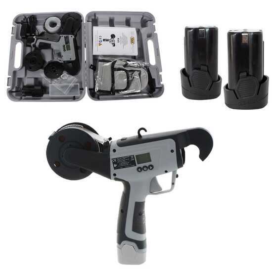 Volpi KV5 - Legatrice per vigneto elettrica a batteria cordless - 2 x 14.4V 2Ah