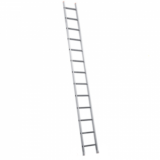 Facal Genia GS400, 13 gradini, 4.11 m - Scala in alluminio semplice singola - Altezza stimata operativa 5 m