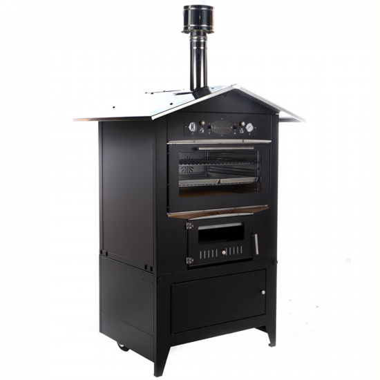 Rossofuoco Sedicinoni 80 Black- Forno a legna da esterno