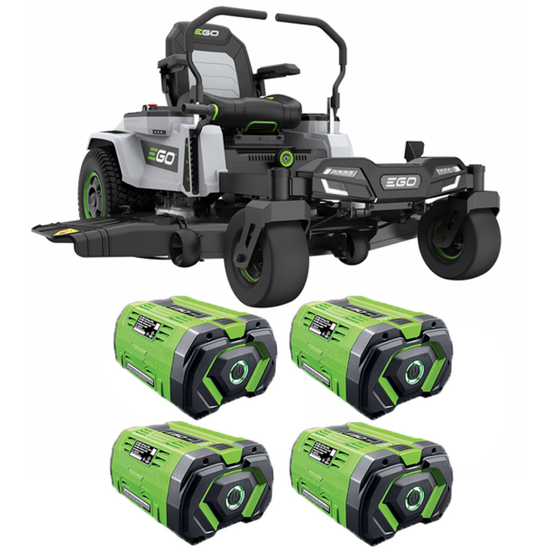 EGO Z6 ZERO TURN ZT5201E-L - Trattorino tagliaerba a batteria - 56V - 40Ah - Raggio zero