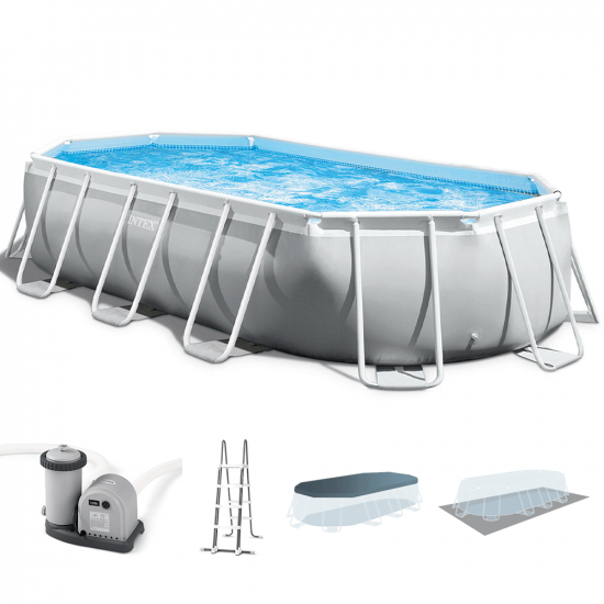 Intex Prisma Frame 26798NP - 610x305x122 cm - Piscina Ovale