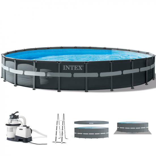 Intex Ultra XTR Frame 26340NP - &Oslash;732x132 cm - Piscina Rotonda
