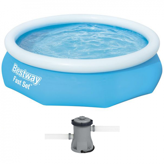 Bestway Fast Set 57270 - &Oslash;305x76 cm - Piscina gonfiabile + Pompa filtro 16 W