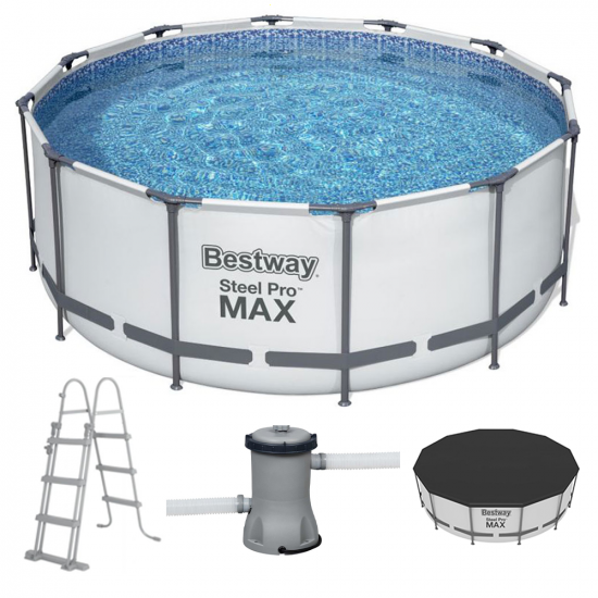 Bestway Steel Pro Max 56420 - Piscina Rotonda