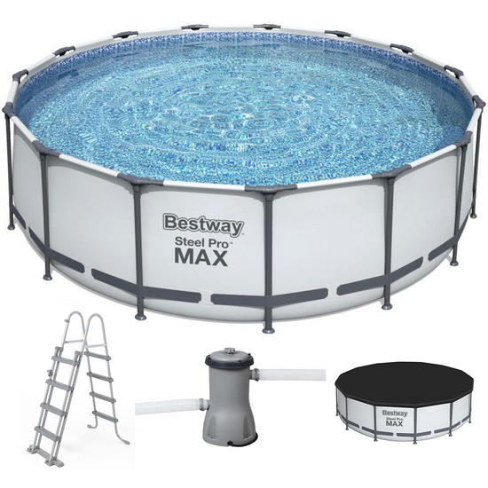Bestway Steel Pro Max 56438 - &Oslash;457x122 cm - Piscina Rotonda