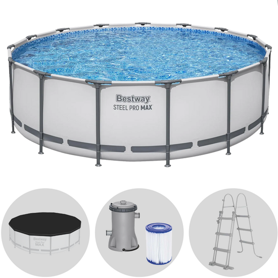 Bestway Steel Pro Max 56438 - &Oslash;457x122 cm - Piscina Rotonda