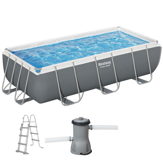 Bestway Power Steel 56441 - 404x201x100 cm - Piscina fuori terra