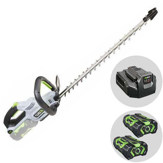 PROMO EGO HT2600E - Tagliasiepi a batteria 2X 56V 2.5Ah - Brushless - Lama da 66 cm