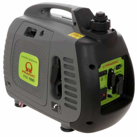 Pramac PMi1000 - Generatore di corrente silenziato portatile a inverter 0.95 kW - Continua 0.85 kW Monofase