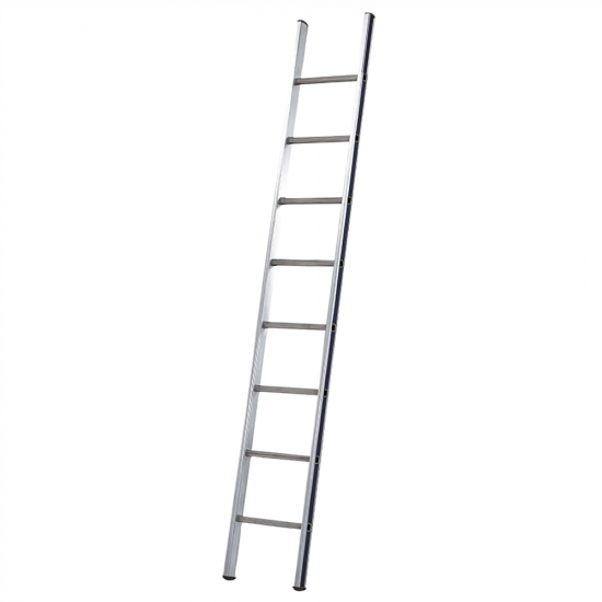 S.T.P. Olivia Pioli A02AEN250, 8 gradini, 2.50 m - Scala in alluminio semplice singola - Altezza stimata operativa 3.50 m