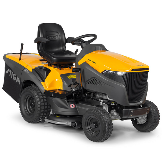 Stiga 4WD ESTATE 9102 WX - Trattorino tosaerba - Cambio idrostatico - Cesto di raccolta