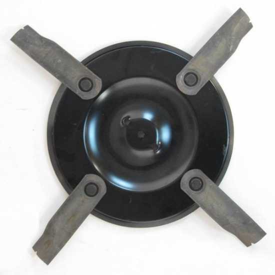 Disco 4 lame flottanti 57 cm professionale per erba pi&ugrave; alta e lavori gravosi