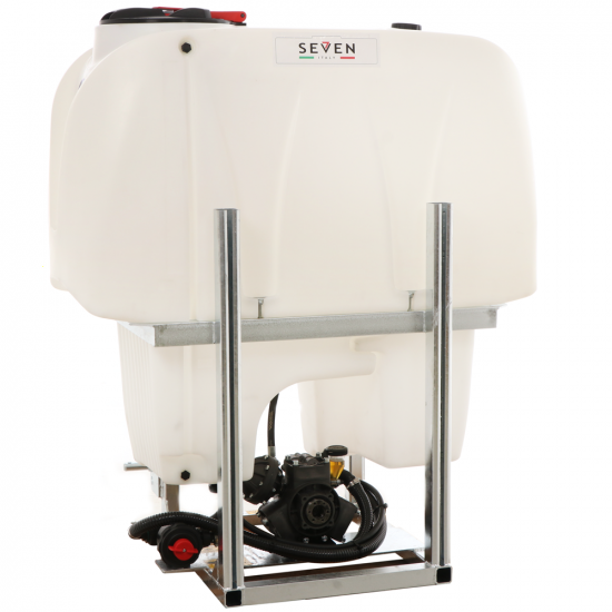 Seven Italy 600L - Gruppo botte irroratrice a trattore - Pompa APS71