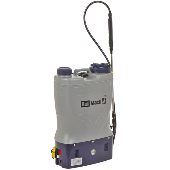 BullMach Pandora 16E LA - Pompa irroratrice a spalla elettrica a batteria - 12V - 8Ah
