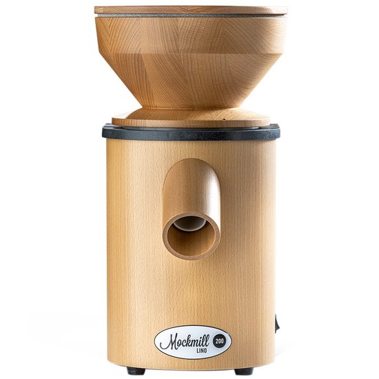 Mockmill Lino 200 - Mulino per farina a pietra in legno - 600W