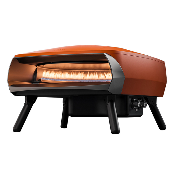 Witt Etna Rotante Arancione - Forno a gas per pizza