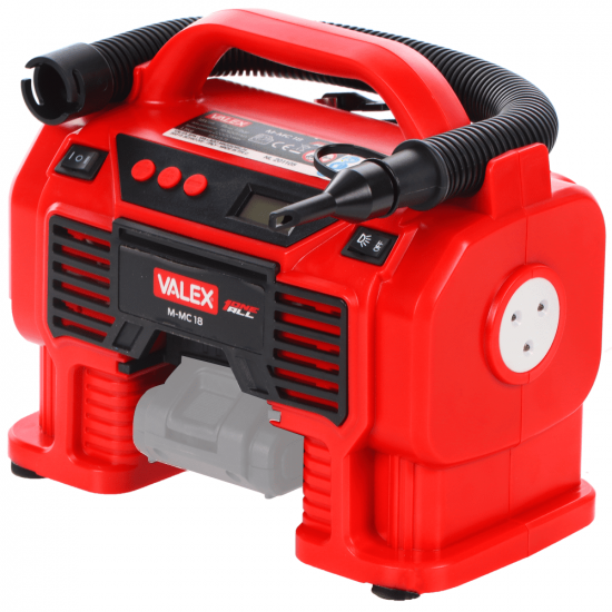 VALEX M-MC18 - Compressore aria a batteria - 18 V - SENZA BATTERIE E CARICABATTERIE